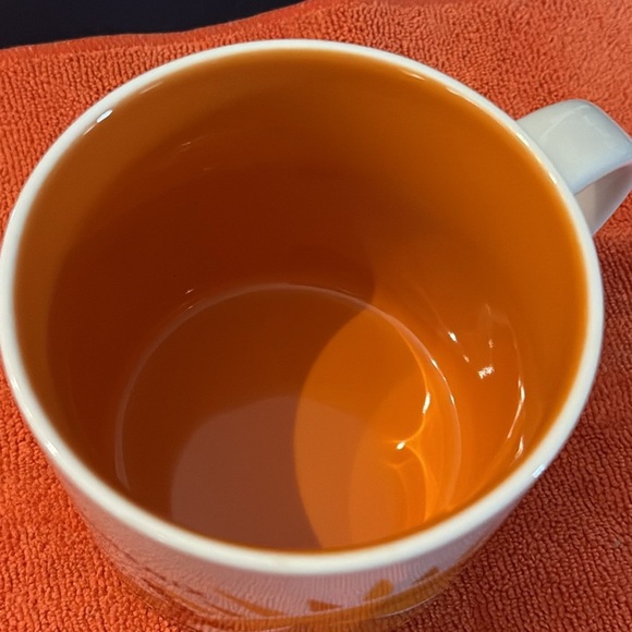 Starbucks Orange and White Desert Starbucks Mug - Picture 2 of 3